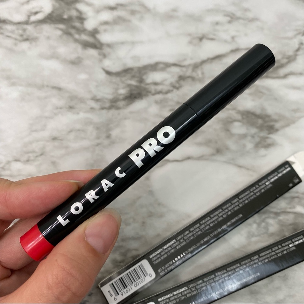 Lorac Pro Matte Lip Color Ruby Red X2 - Picture 4 of 5